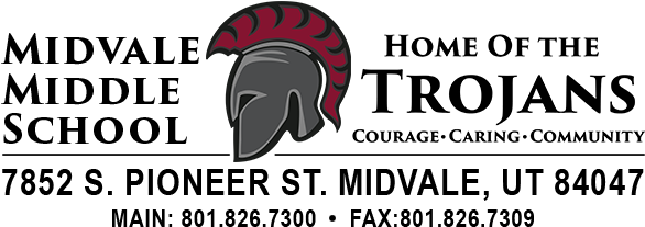 Trojan Masthead 091818 - Midvale Middle School (686x248), Png Download