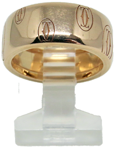 The Famous Logo De Cartier Ring Is Elegantly Adorned - Cartier Logo De Cartier Ring (498x498), Png Download