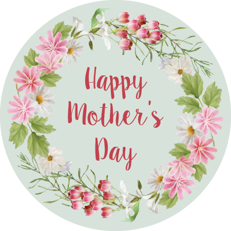 Mother's Day Napkin Knot - Happy Easter Sign Happy Easter Plaque (450x450), Png Download