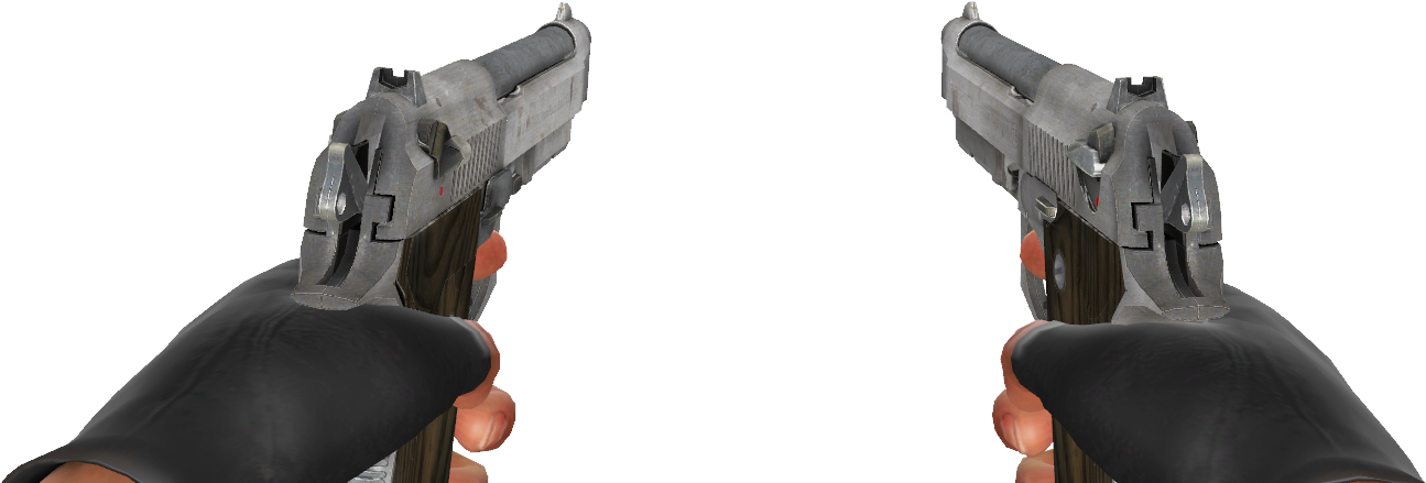 File History - Dual Berettas Csgo Png (1360x444), Png Download