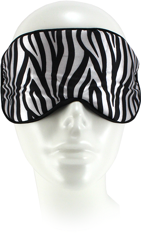 Satin Sleep Mask Leopard Or Zebra Print - Leopard (611x817), Png Download