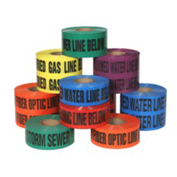 Stack Of Different Warning Tapes - Detectable Tape (360x360), Png Download