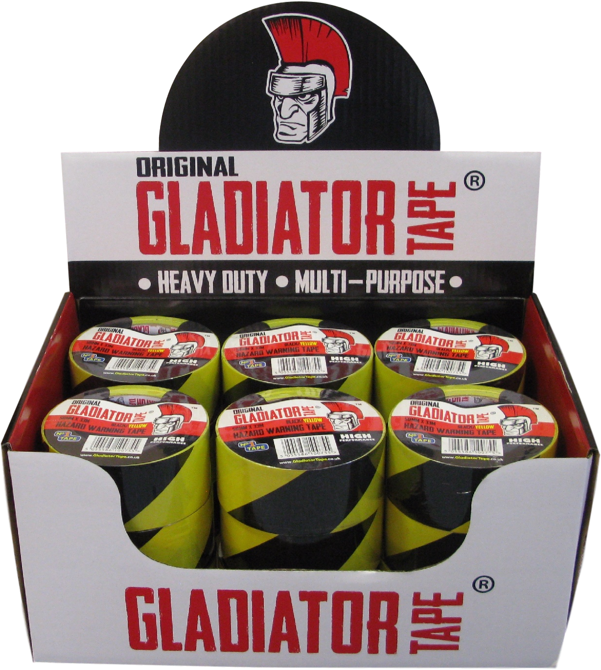 Gladiator Hazard Warning Tape - Adhesive Tape (1326x1489), Png Download