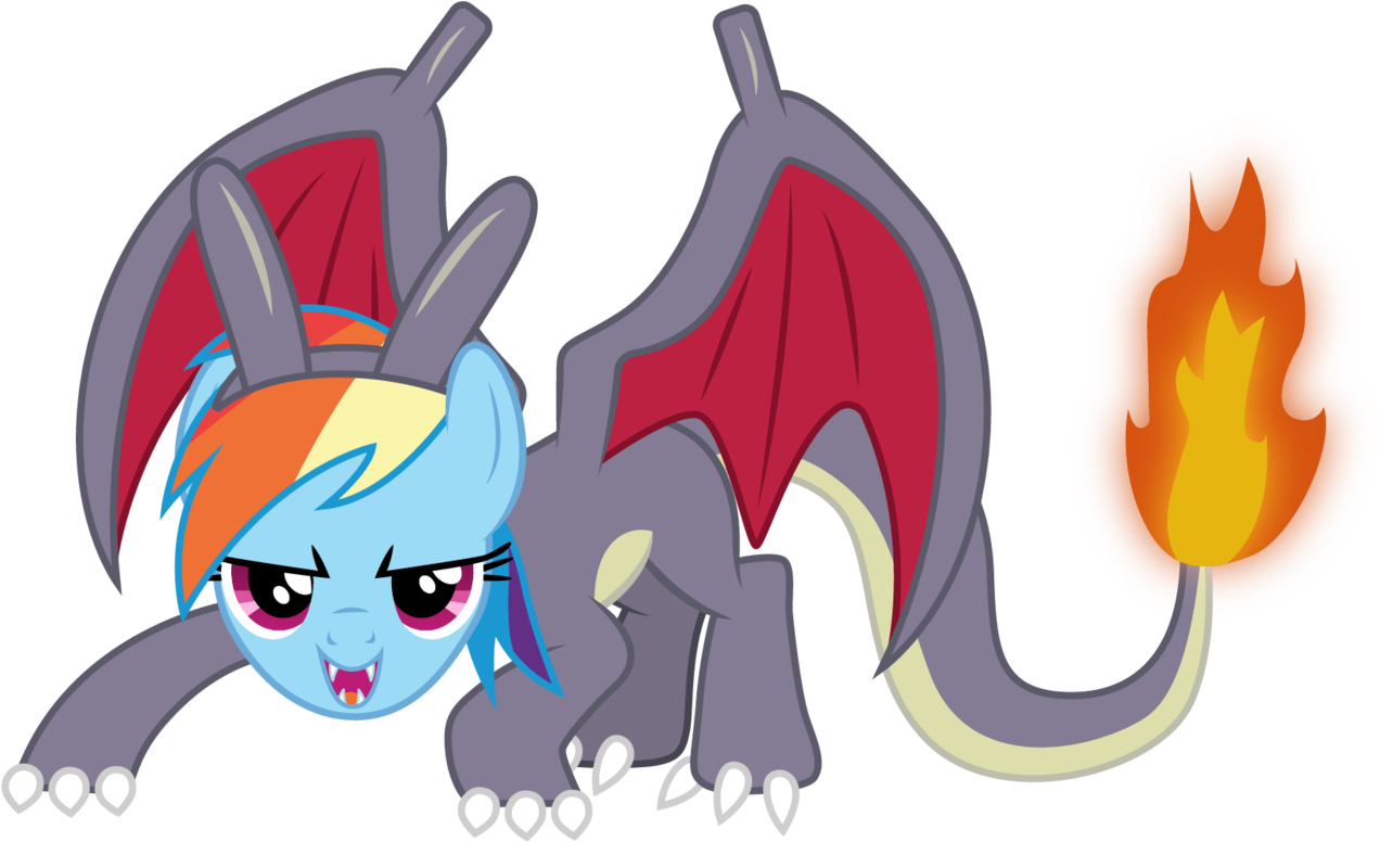 Cloudyglow, Charizard, Female, Looking At You, Mare, - Funny Shiny Charizard (1280x775), Png Download