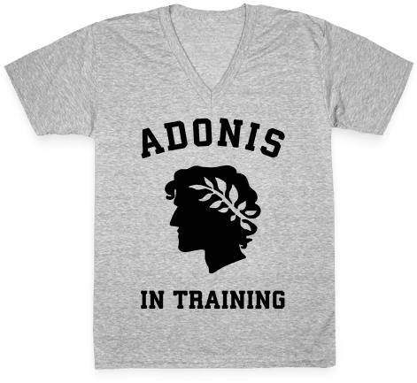 Adonis In Training V-neck Tee Shirt - Softball Quotes For Boys (484x484), Png Download