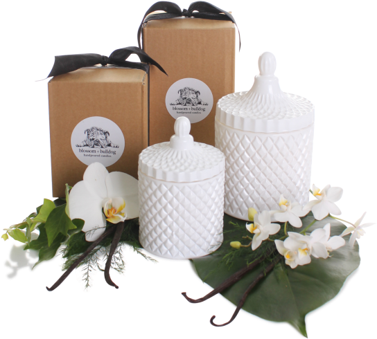 Crystal Cut Candle Vanilla - Candle (629x600), Png Download