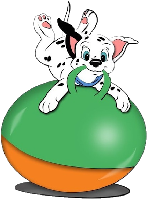 Dalmatian Clipart Baby Puppy - 101 Girl Dalmatian Clipart (400x400), Png Download