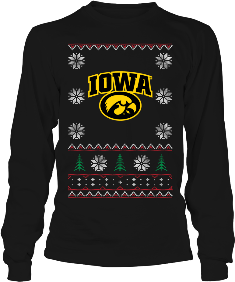 Iowa Hawkeye Christmas T Shirt - Ole Miss Baby Shark (1000x1000), Png Download