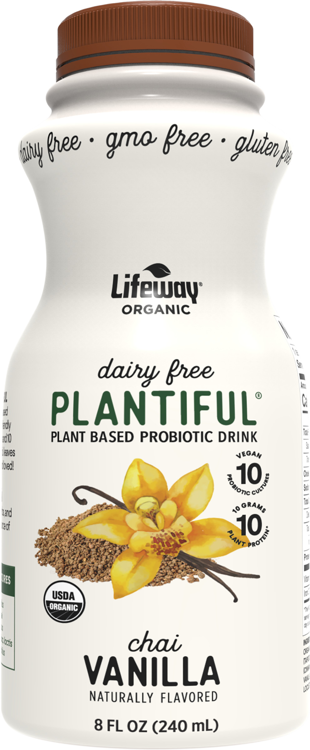 Chai Vanilla Organic Plant Based Probiotic Drink - Farm Fresh Daily Eggs' Textual Art Stupell Industries (992x2400), Png Download