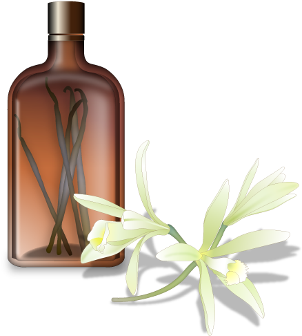 Glass Bottle (445x500), Png Download