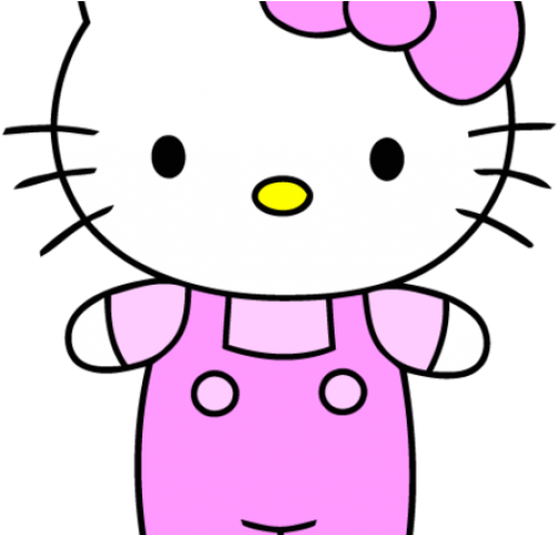 Head Clipart Hello Kitty - Hello Kitty Basic Drawing (640x480), Png Download