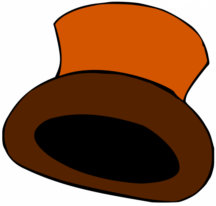 Download Hat Clipart Fez Top Hat Cap Clothing Sombrero - Brown Top Hat Clipart (817x781), Png Download
