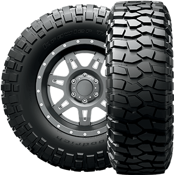 Tire Bfgoodrich Krawler T/a Kx - Bfgoodrich Mud Terrain (365x346), Png Download