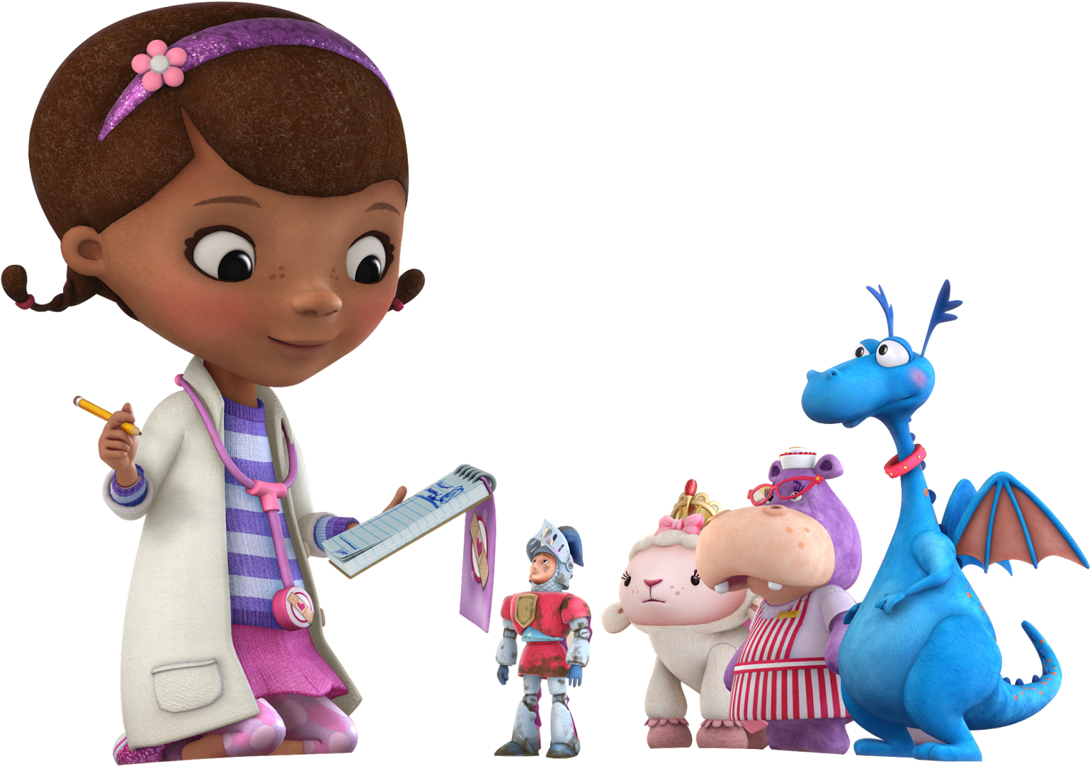 The Gallery For > Doc Mcstuffins Clipart - Doc Mcstuffins Characters Png (1600x1148), Png Download