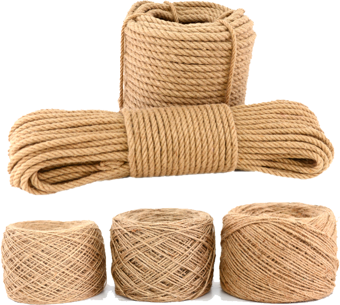 Jute Hessian Cloth - Rope For Decoration (750x731), Png Download