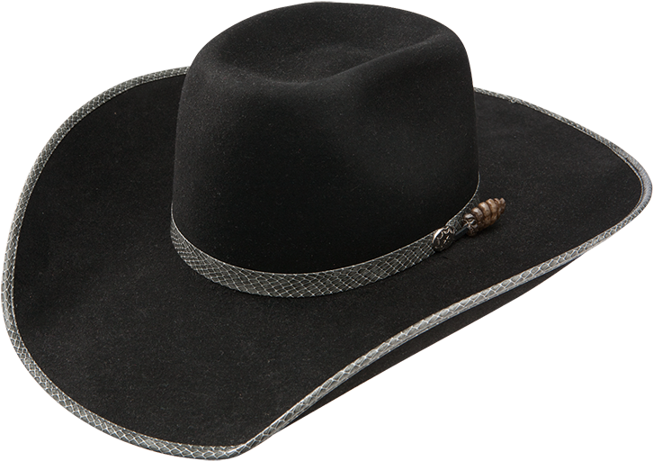 Sale Wrangler® Poison Collection 7x Black Viper Bound - Cowboy Hat (650x516), Png Download