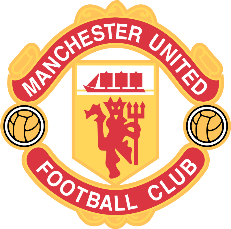 1992-93 - Manchester United Logo Dls 2018 (800x800), Png Download