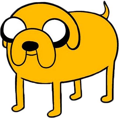 História De Hora De Aventura - Jake The Dog (390x386), Png Download
