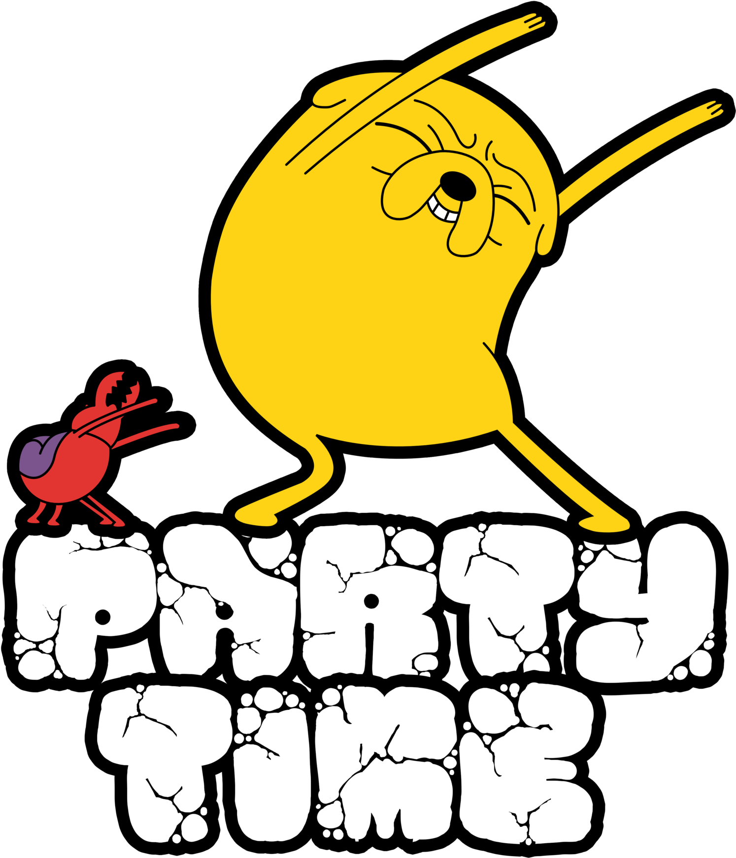 Previousnext - Jake Adventure Time Party (811x904), Png Download
