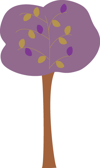 Falling Stars Clipart Purple - Purple Fall Clipart (347x580), Png Download