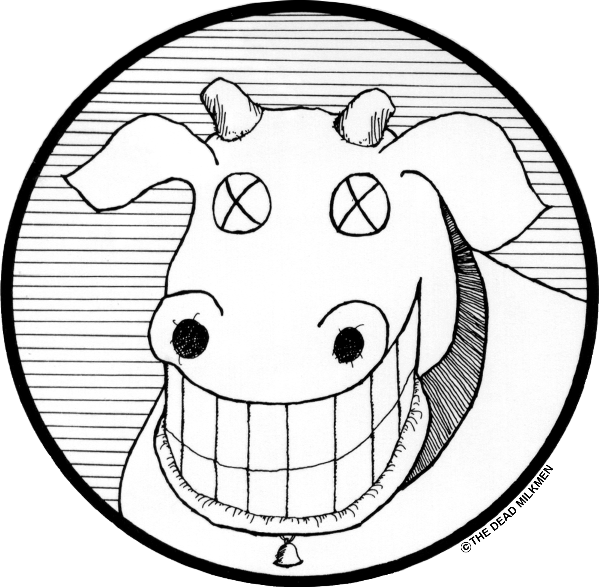 Hi-res File Of The Elsie The Cow Dead Milkmen Logo - Best Of The Dead Milkmen (2215x2127), Png Download