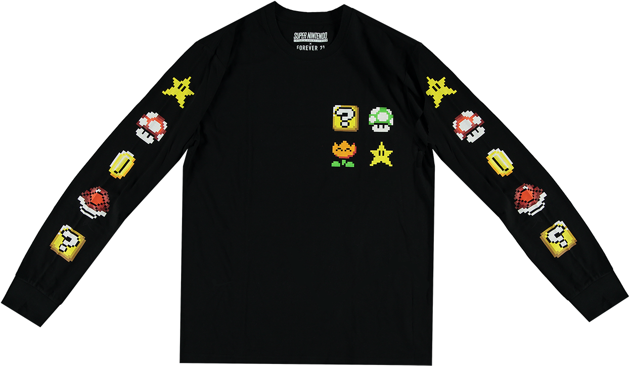 Super Nintendo X Forever 21 Collection (1640x1093), Png Download