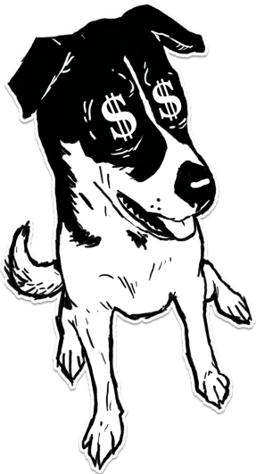 Iggy Dog - Dead Broke Records (287x531), Png Download