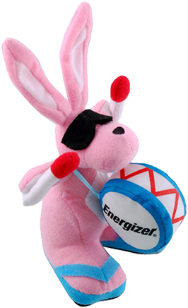 Bean Bag Bunny - Batteries Bunny Plush (360x504), Png Download