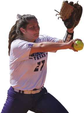 Simone Langland - College Softball (521x400), Png Download