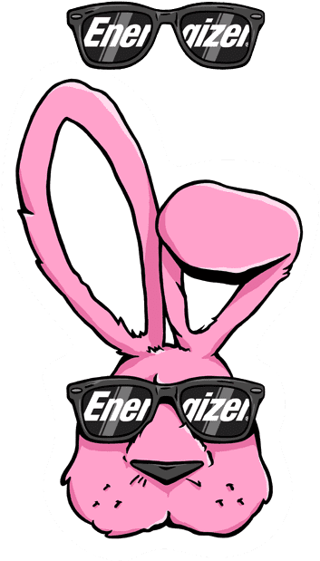 Energizer Bunny Stickers Messages Sticker-11 - Cartoon Energiser Bunny (618x618), Png Download