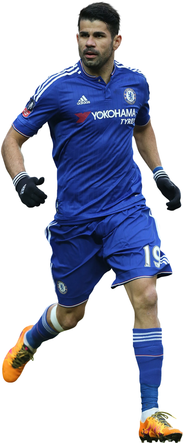 Diego Costa Render - Diego Costa (598x1444), Png Download