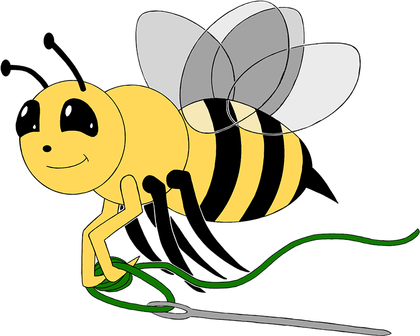 Honeybee - Honey Bee (877x700), Png Download