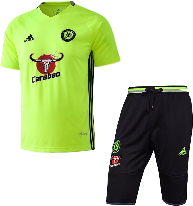 Chelsea 2017 Yellow Training Kit - Chelsea Training Jersey 2017 18 (693x692), Png Download
