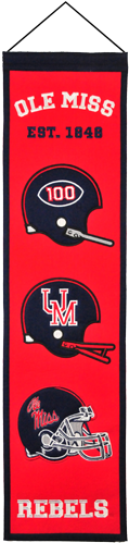 University Of Mississippi Ole Miss Rebels Logo Evolution - Ole Miss Rebels (500x500), Png Download