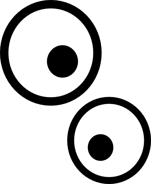 Cute Eye Cliparts - Eyes Of Pig Drawing (486x593), Png Download