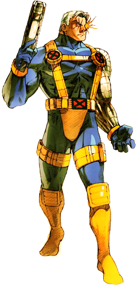 X-men - Marvel Vs Capcom 2 Characters Art (288x587), Png Download