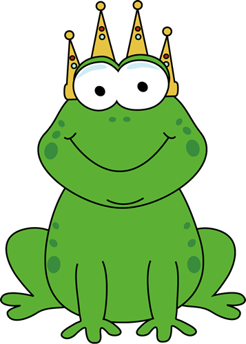 Angry Frog Cliparts - Frog King Clip Art (357x500), Png Download