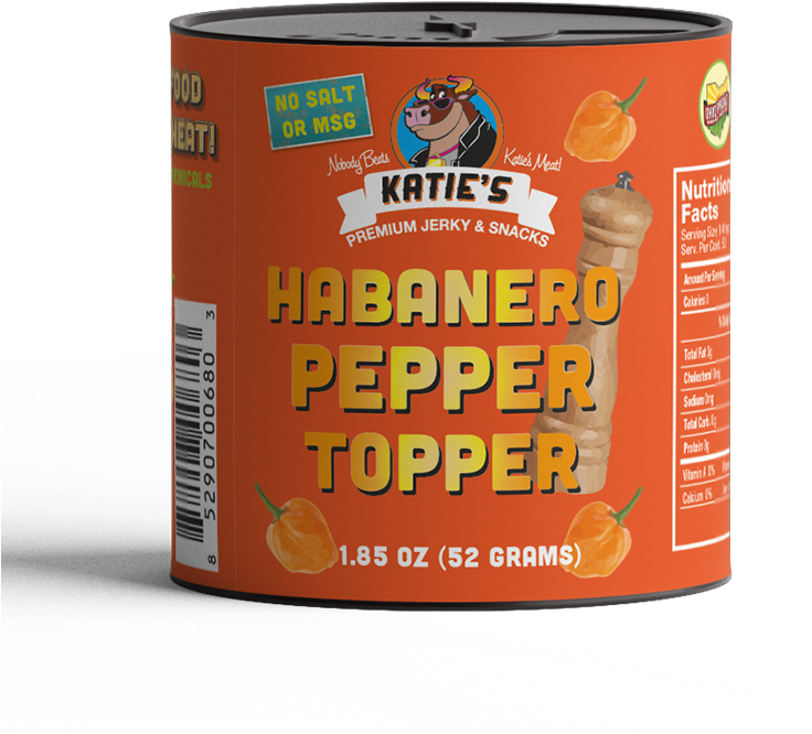 Habanero Pepper'd Beef Jerky - Habanero (735x820), Png Download