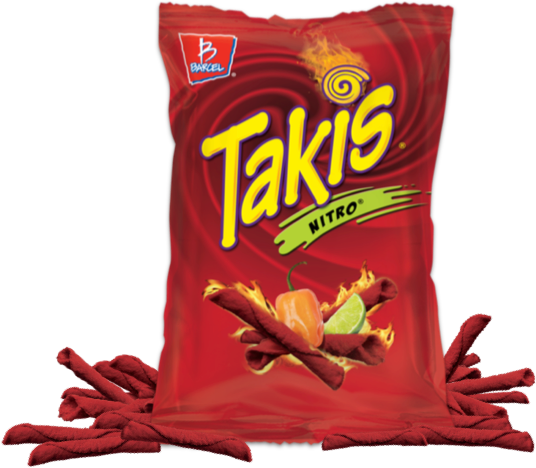 One Part Hint Of Cucumber - Takis Fuego Party Size (536x468), Png Download