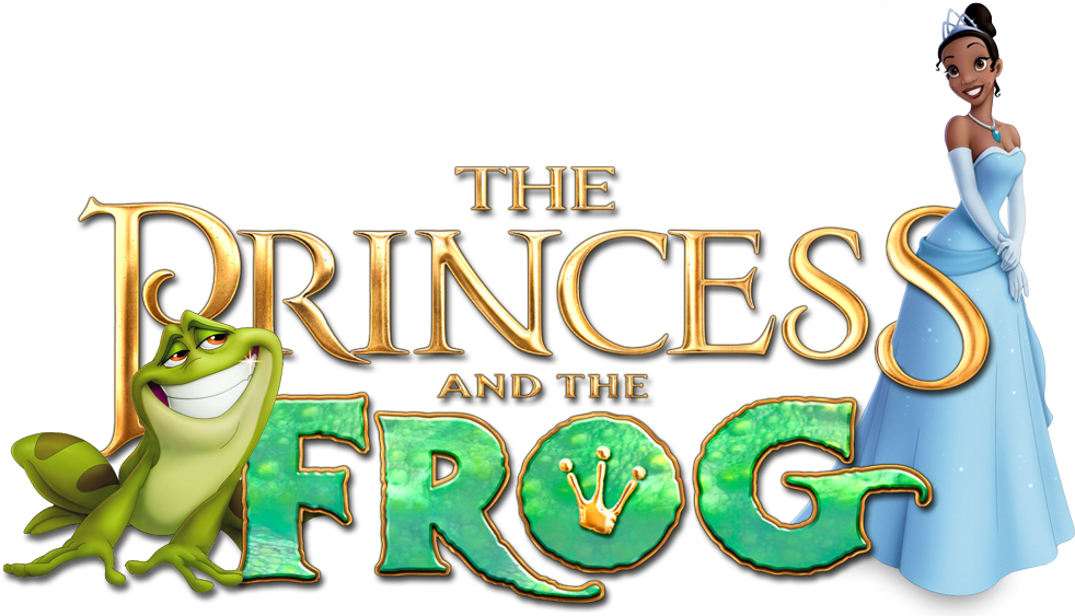 The Princess And The Frog Image - Princess And The Frog Logo (1000x562), Png Download