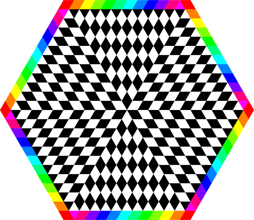 Hexagon Computer Icons Chessboard Shape - Hexágono De Colores (865x750), Png Download