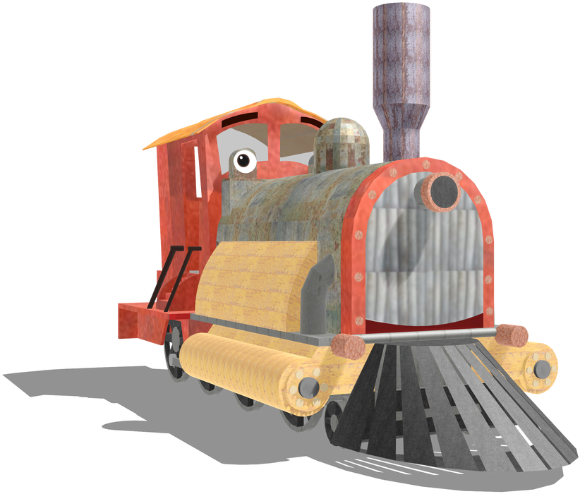 Dream Fleet Railroad Company - Big Old Rusty The Railway Of Crotoonia (1100x733), Png Download