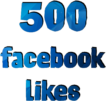 500 Facebook Likes Facebook Followers - Graphic Design (452x450), Png Download