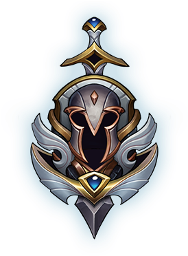 Champion Of The League - Veteran Emotes League Of Legends (326x371), Png Download