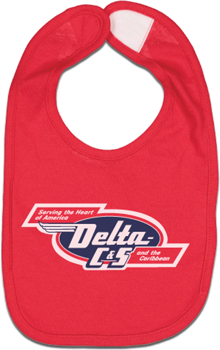 Baby Bib Logo - Delta Air Lines (750x750), Png Download