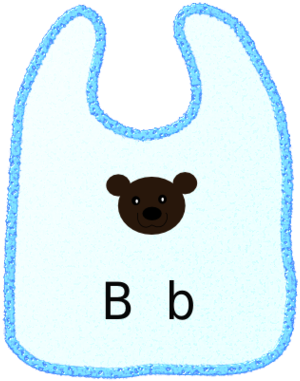 Bib Clip Art Free - Kids Clipart Bib Png (439x562), Png Download