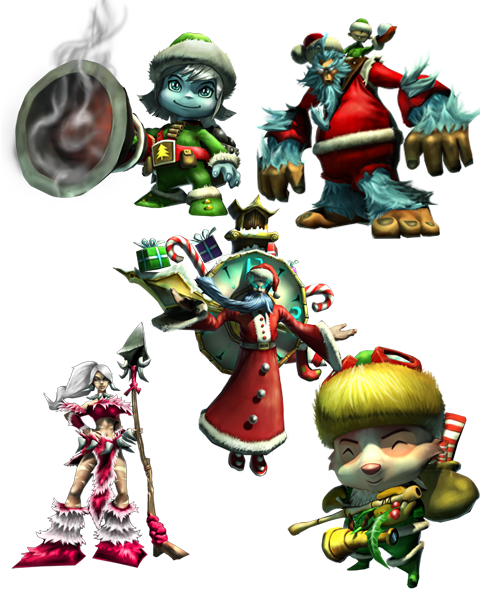 League Of Legends - League Of Legends 2009 Skins (480x594), Png Download