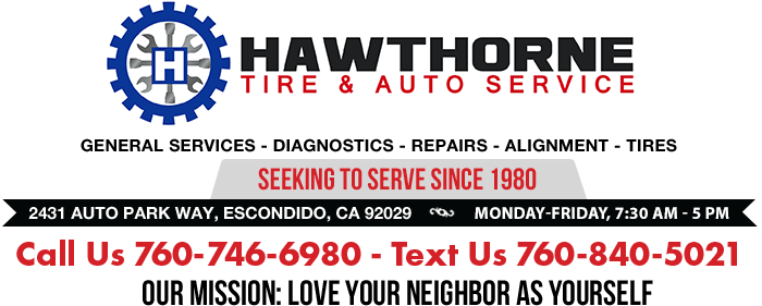 Hawthorne Tire & Auto Service - Hawthorne Tire & Auto Service (699x309), Png Download