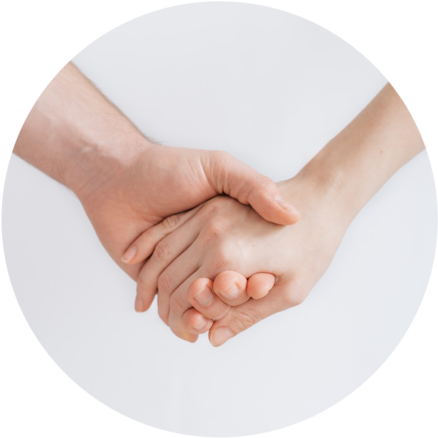 Lovers - Hand Holding (500x442), Png Download