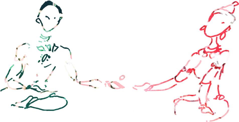 Colour Mural Lovers - Illustration (1000x550), Png Download